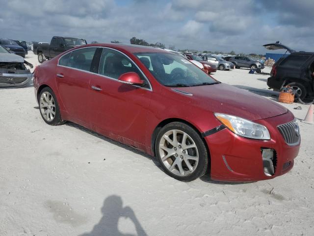 2G4GV5GV2D9212386 - 2013 BUICK REGAL GS Қызыл фото 4