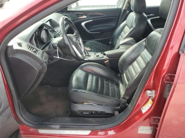 2G4GV5GV2D9212386 - 2013 BUICK REGAL GS Қызыл фото 7
