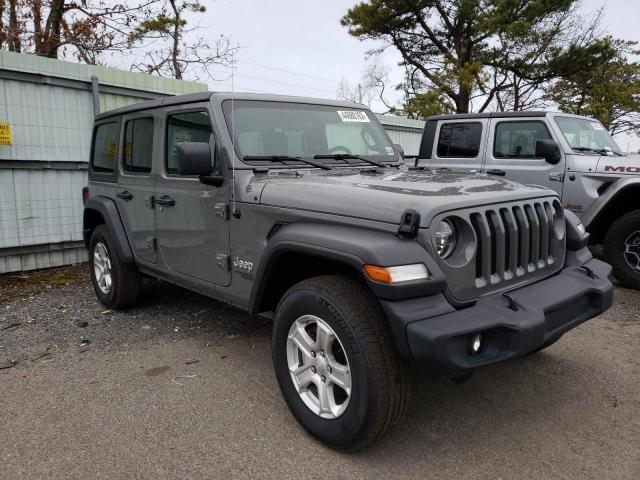 1C4HJXDN3MW520324 - 2021 JEEP WRANGLER U SPORT Grau Foto 4