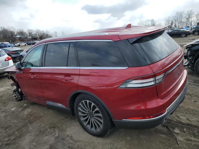 5LM5J7XC0LGL18619 - 2020 LINCOLN AVIATOR RESERVE BURGUNDY photo 2