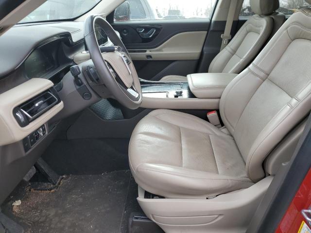 5LM5J7XC0LGL18619 - 2020 LINCOLN AVIATOR RESERVE BURGUNDY photo 7
