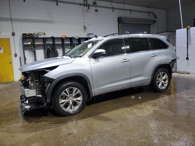 5TDJKRFH0FS187908 - 2015 TOYOTA HIGHLANDER XLE 银色 照片 1