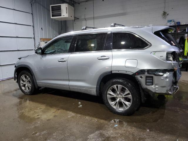 5TDJKRFH0FS187908 - 2015 TOYOTA HIGHLANDER XLE 银色 照片 2