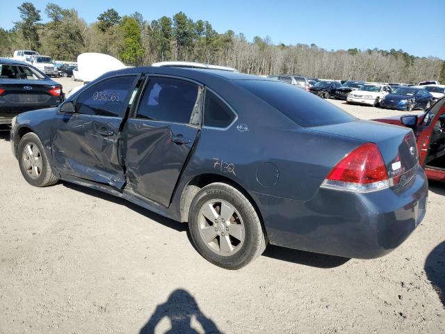 2G1WT57N691300832 - 2009 CHEVROLET IMPALA 1LT BLUE photo 2