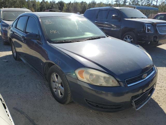 2G1WT57N691300832 - 2009 CHEVROLET IMPALA 1LT BLUE photo 4