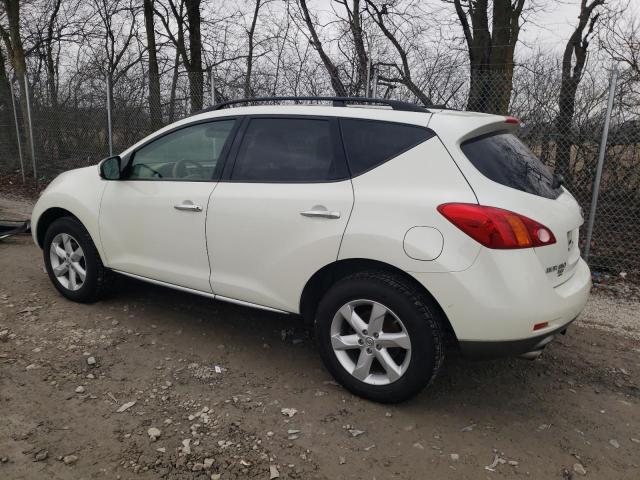 JN8AZ1MW4AW104671 - 2010 NISSAN MURANO S WHITE photo 2