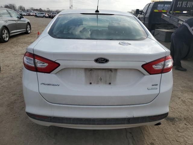 3FA6P0HD9ER142261 - 2014 FORD FUSION 4D SE WHITE photo 6