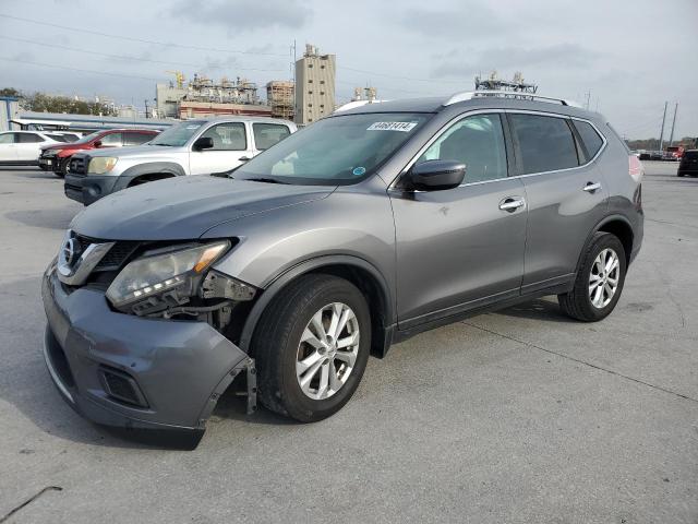 KNMAT2MTXGP615622 - 2016 NISSAN ROGUE S GRAY photo 1