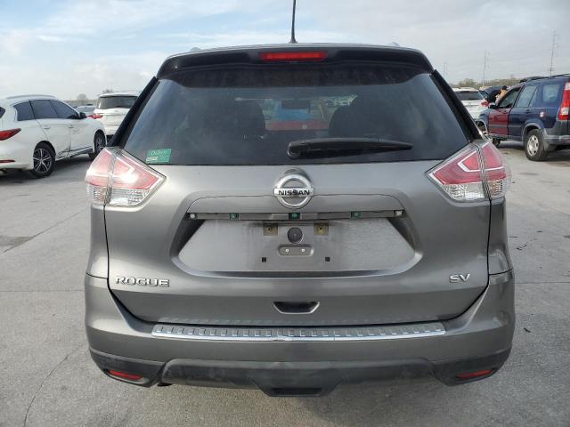 KNMAT2MTXGP615622 - 2016 NISSAN ROGUE S GRAY photo 6