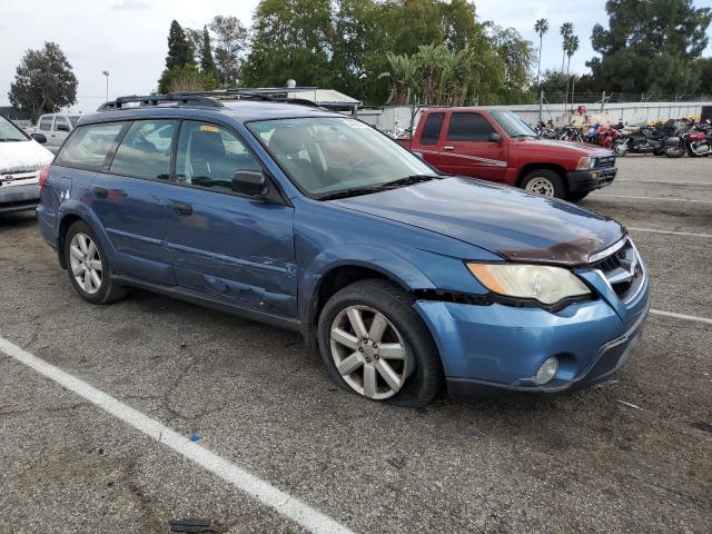 4S4BP61C687300656 - 2008 SUBARU OUTBACK 2.5I BLUE photo 4