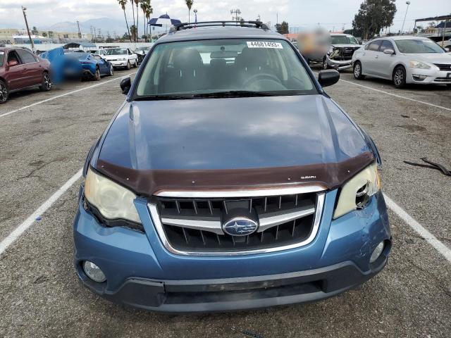 4S4BP61C687300656 - 2008 SUBARU OUTBACK 2.5I BLUE photo 5