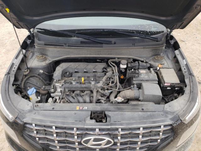 KMHRC8A34MU129763 - 2021 HYUNDAI VENUE SEL BLACK photo 12