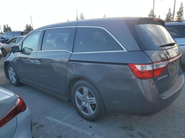 5FNRL5H90DB082558 - 2013 HONDA ODYSSEY TOURING GRAY photo 2