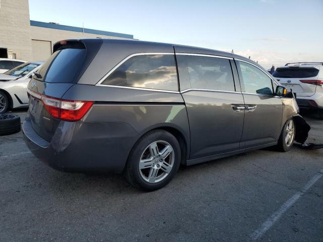 5FNRL5H90DB082558 - 2013 HONDA ODYSSEY TOURING GRAY photo 3