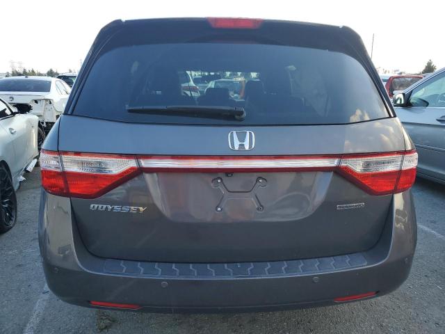 5FNRL5H90DB082558 - 2013 HONDA ODYSSEY TOURING GRAY photo 6