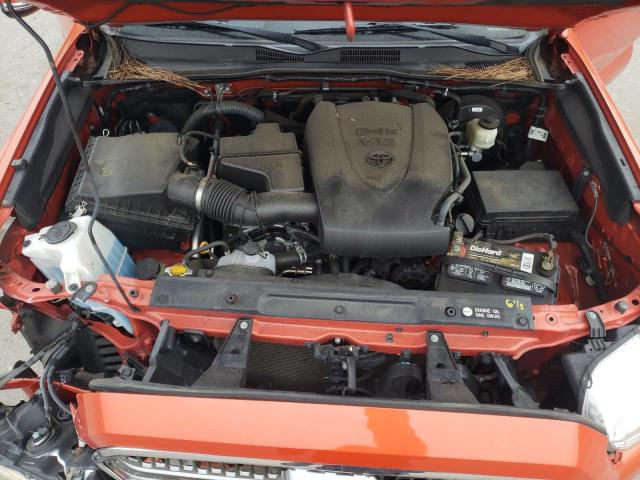 3TMAZ5CN1HM028123 - 2017 TOYOTA TACOMA DOUBLE CAB ORANGE photo 11