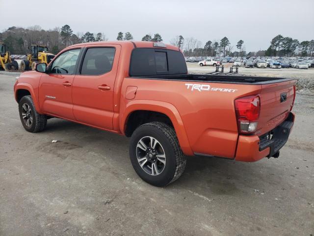 3TMAZ5CN1HM028123 - 2017 TOYOTA TACOMA DOUBLE CAB ORANGE photo 2