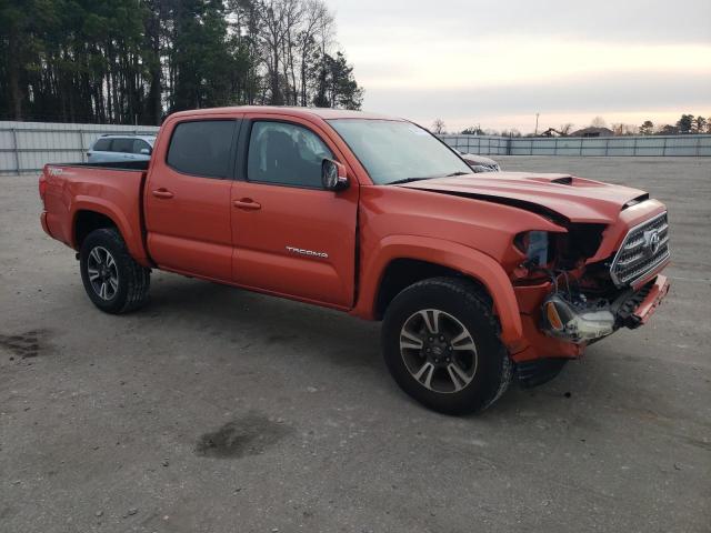 3TMAZ5CN1HM028123 - 2017 TOYOTA TACOMA DOUBLE CAB ORANGE photo 4