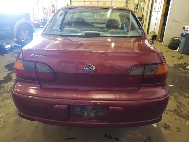 1G1ND52F55M238556 - 2005 CHEVROLET CLASSIC MAROON photo 6