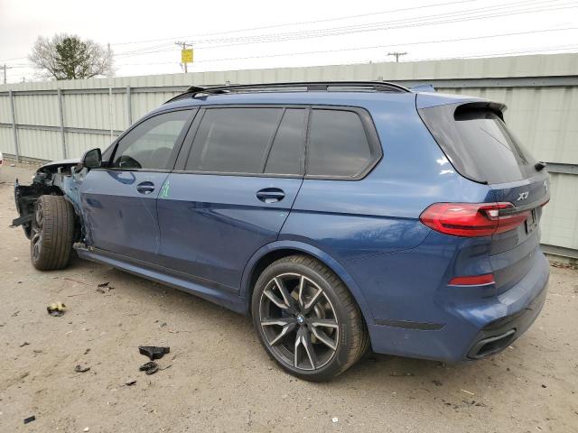 5UXCW2C05N9L13078 - 2022 BMW X7 XDRIVE40I BLUE photo 2