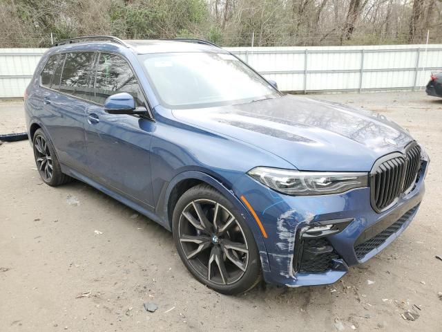 5UXCW2C05N9L13078 - 2022 BMW X7 XDRIVE40I BLUE photo 4