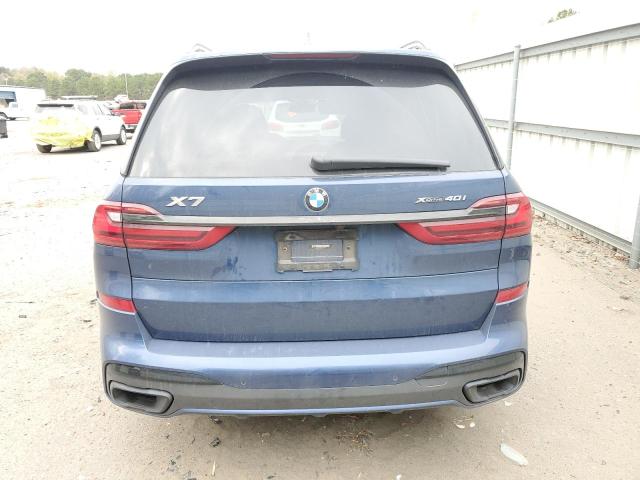 5UXCW2C05N9L13078 - 2022 BMW X7 XDRIVE40I BLUE photo 6