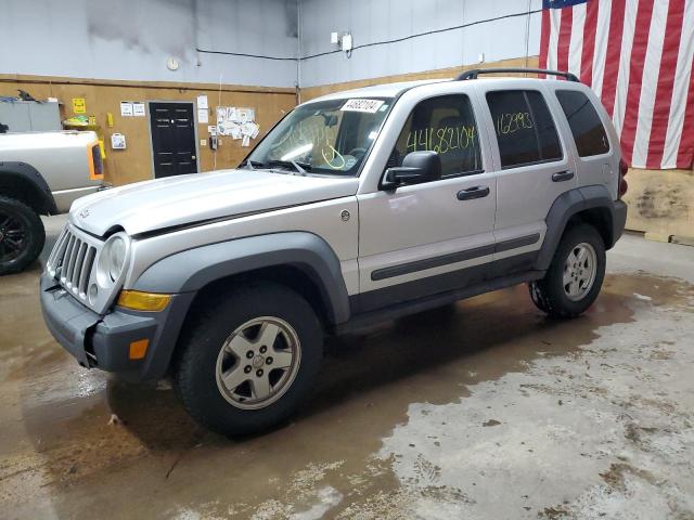 1J4GL48K47W572354 - 2007 JEEP LIBERTY SPORT GRAY photo 1