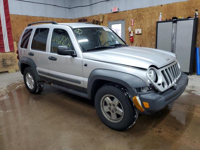 1J4GL48K47W572354 - 2007 JEEP LIBERTY SPORT GRAY photo 4