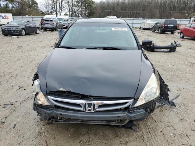 1HGCM66577A106118 - 2007 HONDA ACCORD EX BLACK photo 5