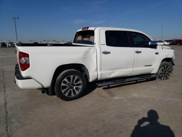 5TFHY5F10KX789303 - 2019 TOYOTA TUNDRA CREWMAX LIMITED WHITE photo 3