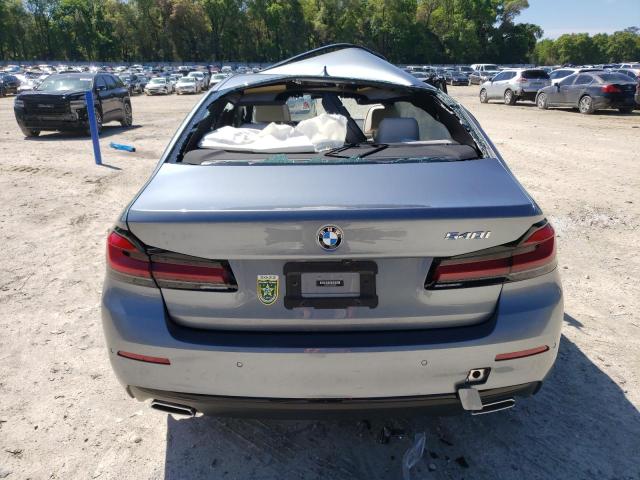 WBA53BJ05MWW89833 - 2021 BMW 540 I GRAY photo 6