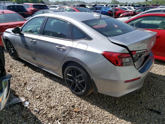 2HGFE2F55PH507672 - 2023 HONDA CIVIC SPORT GRAY photo 2