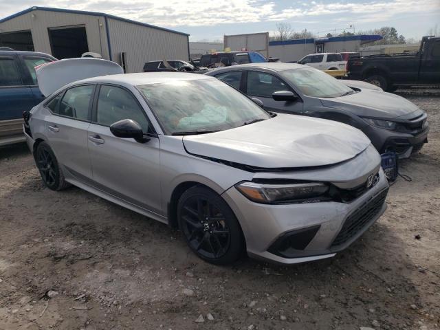 2HGFE2F55PH507672 - 2023 HONDA CIVIC SPORT GRAY photo 4