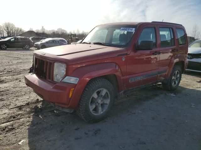 1J8GN28K78W244781 - 2008 JEEP LIBERTY SPORT RED photo 1