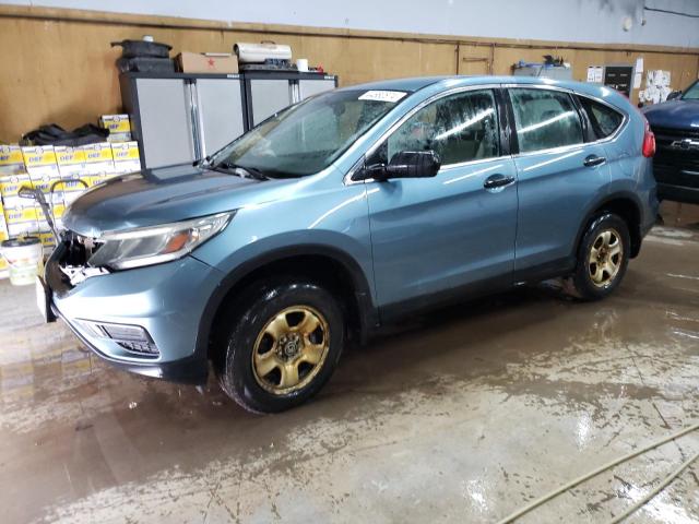 5J6RM4H30FL022423 - 2015 HONDA CR-V LX BLUE photo 1