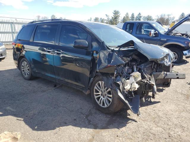 5TDYK3DC8BS029135 - 2011 TOYOTA SIENNA XLE BLACK photo 4