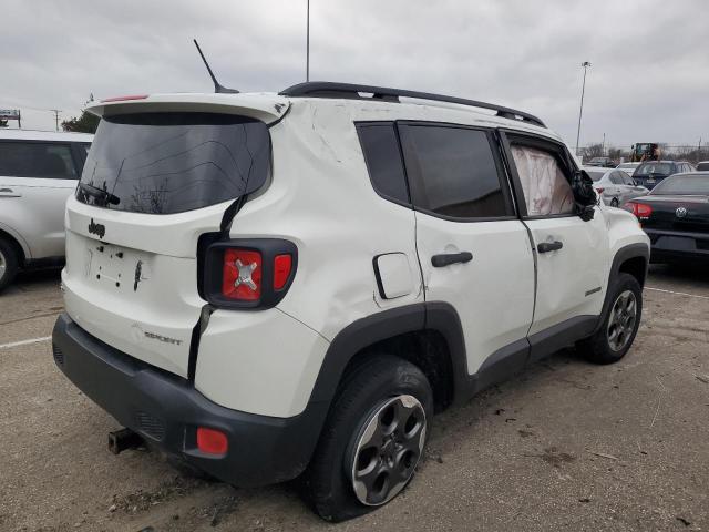 ZACCJBAB5HPF33778 - 2017 JEEP RENEGADE SPORT WHITE photo 3