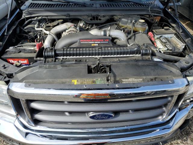 1FTWX33P54EA35223 - 2004 FORD F350 SUPER DUTY BLACK photo 11