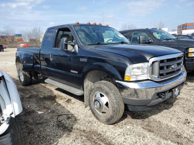 1FTWX33P54EA35223 - 2004 FORD F350 SUPER DUTY BLACK photo 4