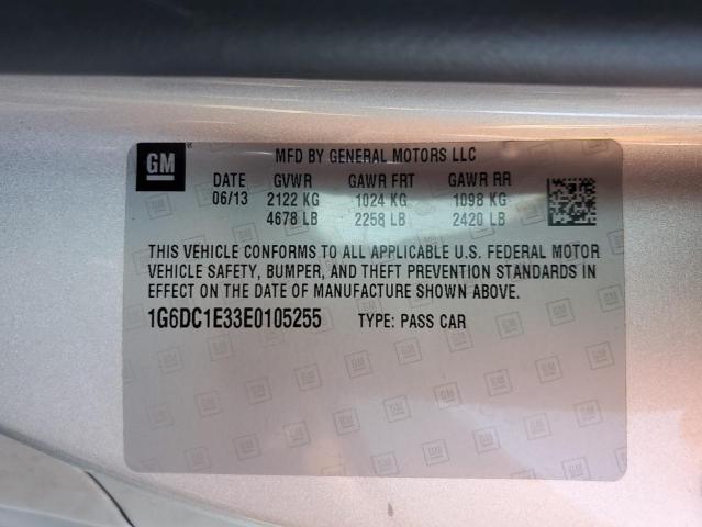 1G6DC1E33E0105255 - 2014 CADILLAC CTS PERFORMANCE COLLECTION Gümüş fotoğraf 12