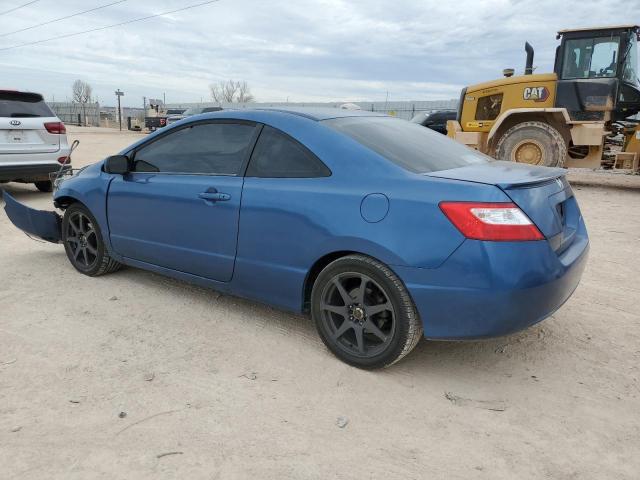 2HGFG12887H529928 - 2007 HONDA CIVIC EX BLUE photo 2