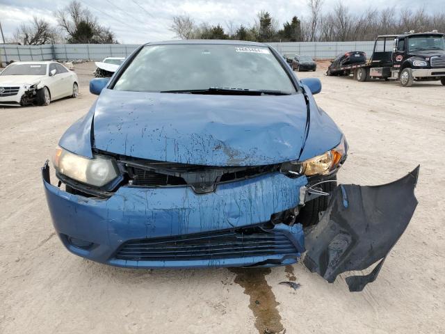 2HGFG12887H529928 - 2007 HONDA CIVIC EX BLUE photo 5