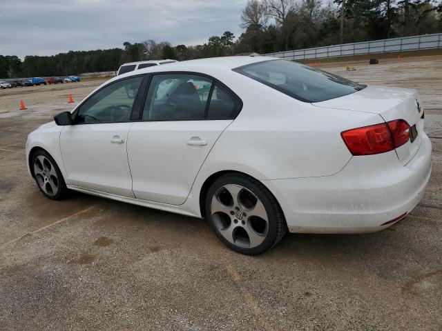 3VW2K7AJ2BM361195 - 2011 VOLKSWAGEN JETTA BASE WHITE photo 2