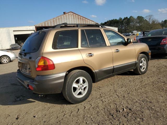 KM8SC83D31U020424 - 2001 HYUNDAI SANTA FE GLS TAN photo 3