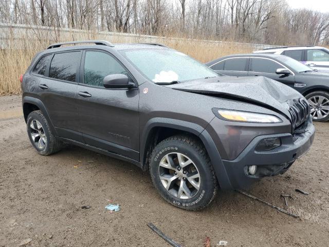 1C4PJMBB7HW517239 - 2017 JEEP CHEROKEE TRAILHAWK Boz foto 4