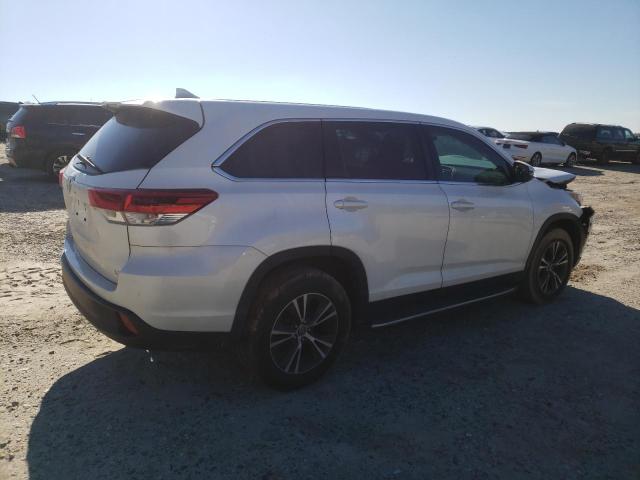 5TDZZRFH0KS343793 - 2019 TOYOTA HIGHLANDER LE WHITE photo 3