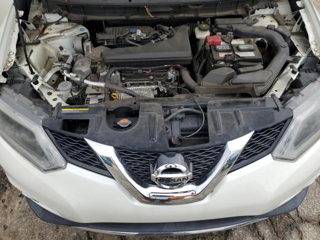 5N1AT2MT4FC872213 - 2015 NISSAN ROGUE S WHITE photo 11