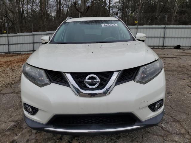 5N1AT2MT4FC872213 - 2015 NISSAN ROGUE S WHITE photo 5