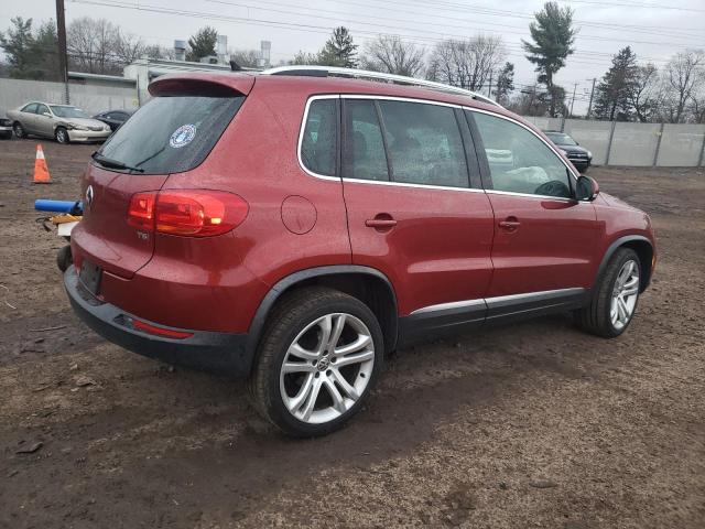 WVGBV7AX1GW051508 - 2016 VOLKSWAGEN TIGUAN S RED photo 3