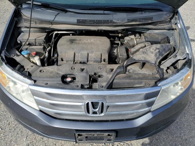 5FNRL5H41BB009538 - 2011 HONDA ODYSSEY EX GRAY photo 12